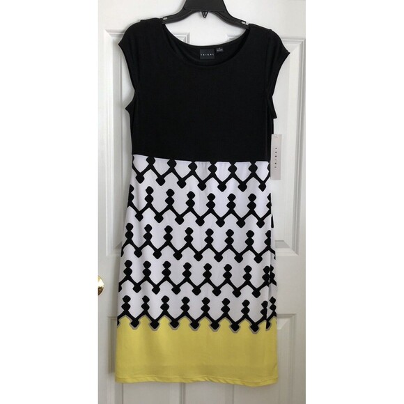 Tribal Women's Dresses Size Medium Pull Over, Cap Sleeves, Crew neck, Career - Picture 3 of 9